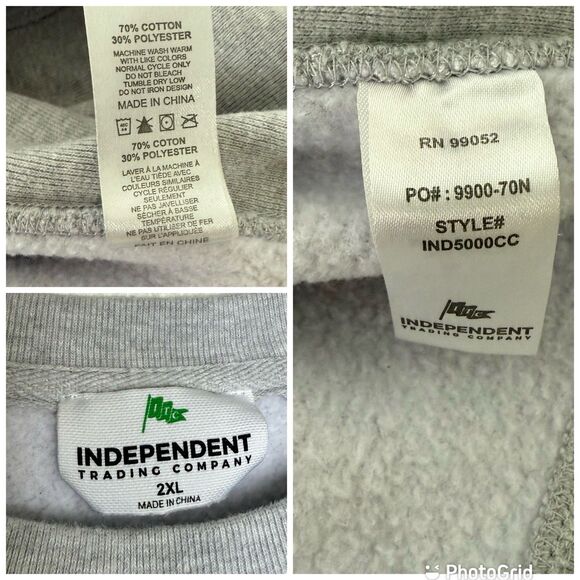 Cat And Nat Unfiltered Club EST 2013 Gray Crewneck Sweatshirt Women’s‎ 2XL - Picture 7 of 8